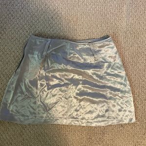 Le chateau silver mini skirt
